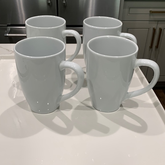Pottery Barn Kitchen Pottery Barn Great White Large Latte Mugs Set